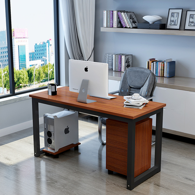 经济环保与极简美学的完美融合 双人钢木办公桌特别款评析